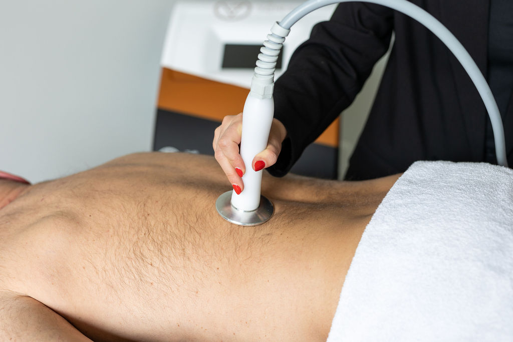 Fysiotherapiebehandeling met Vibra